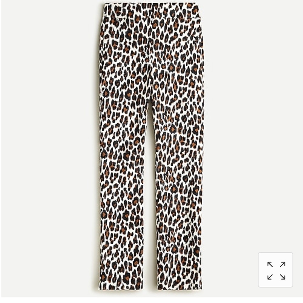 NWT J.Crew Remi leopard pant